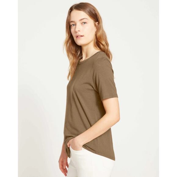 Universal Standard Tee Rex Short Sleeves Top Eggplant Womens Size 0 Casual Basic - Picture 7 of 8